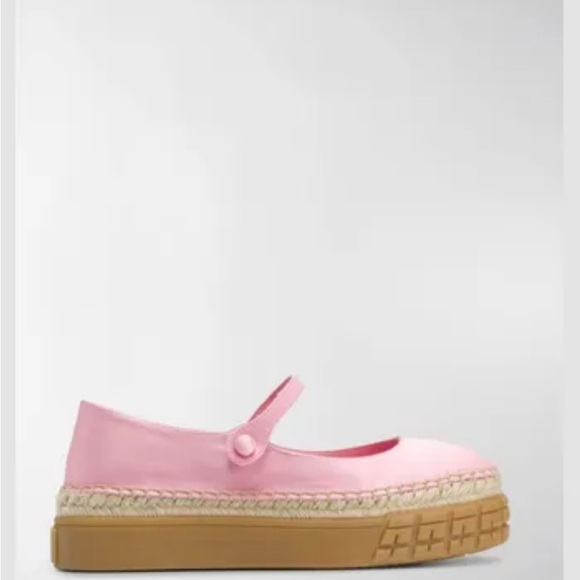 Prada Satin platform Mary Jane flats NWT - Picture 3 of 10